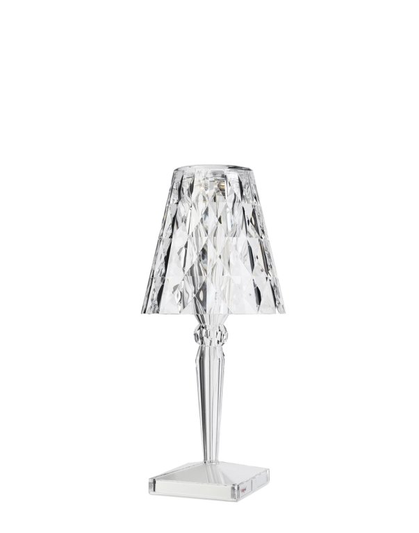 Kartell Big Battery tafellamp LED bruin