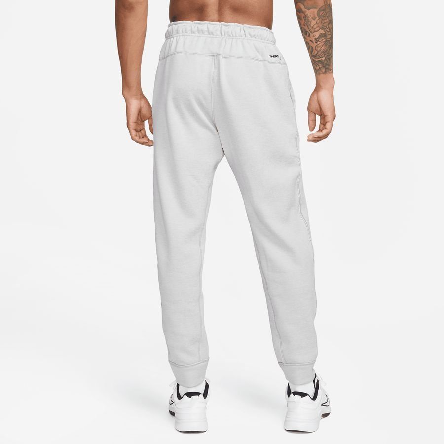 Nike Bas de Survêtement Therma-FIT Fleece - Gris/Blanc/Noir