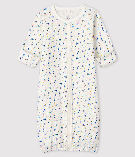 Combisac à fleurs bébé en coton biologique