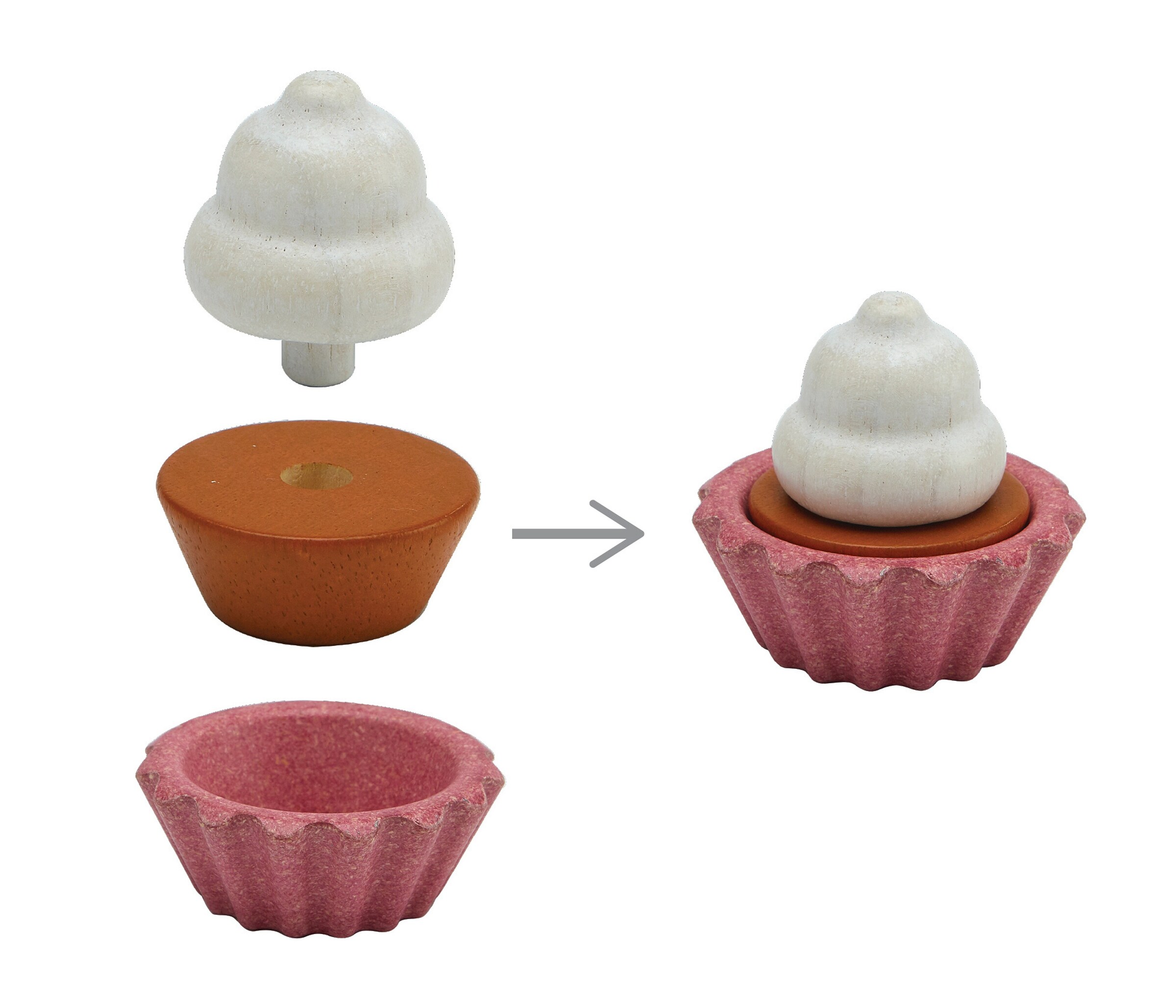 PlanToys Cupcakes Backset