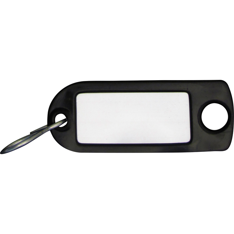 Rieffel Schlüsselanhänger 8034 FS, 100 Stück, schwarz
