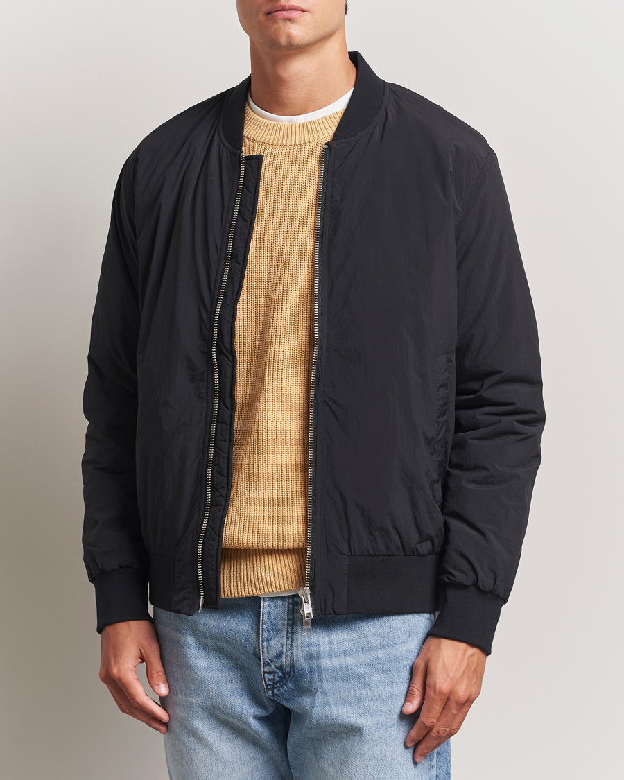 NN07 Dixon Bomber Jacket Black