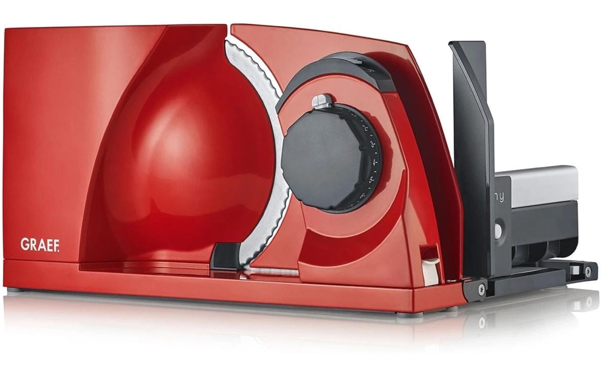 Schneidemaschine MYtiny Rot<br>Klappbarer Allesschneider
