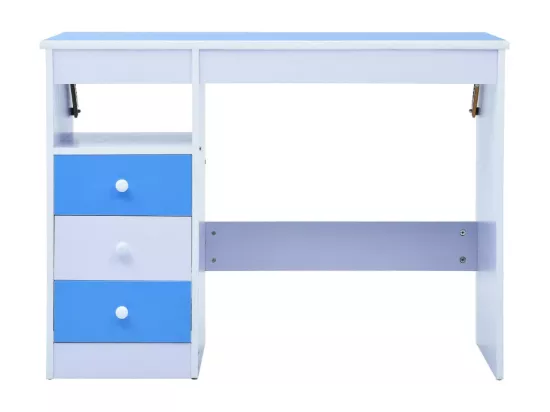 Bureau pour enfants Inclinable Bleu et blanc
