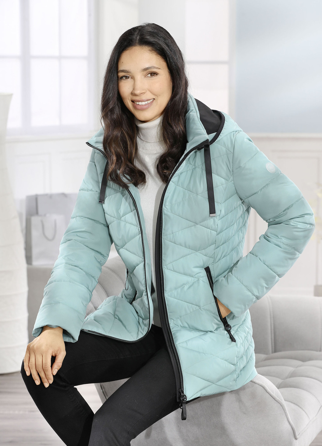 Jacke aus recycelten Fasern
