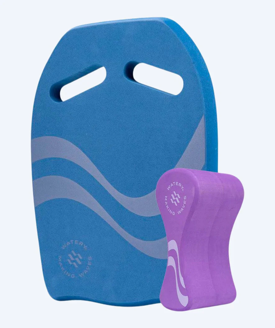 Watery bundle med pullbuoy og svømmeplade - Heat
