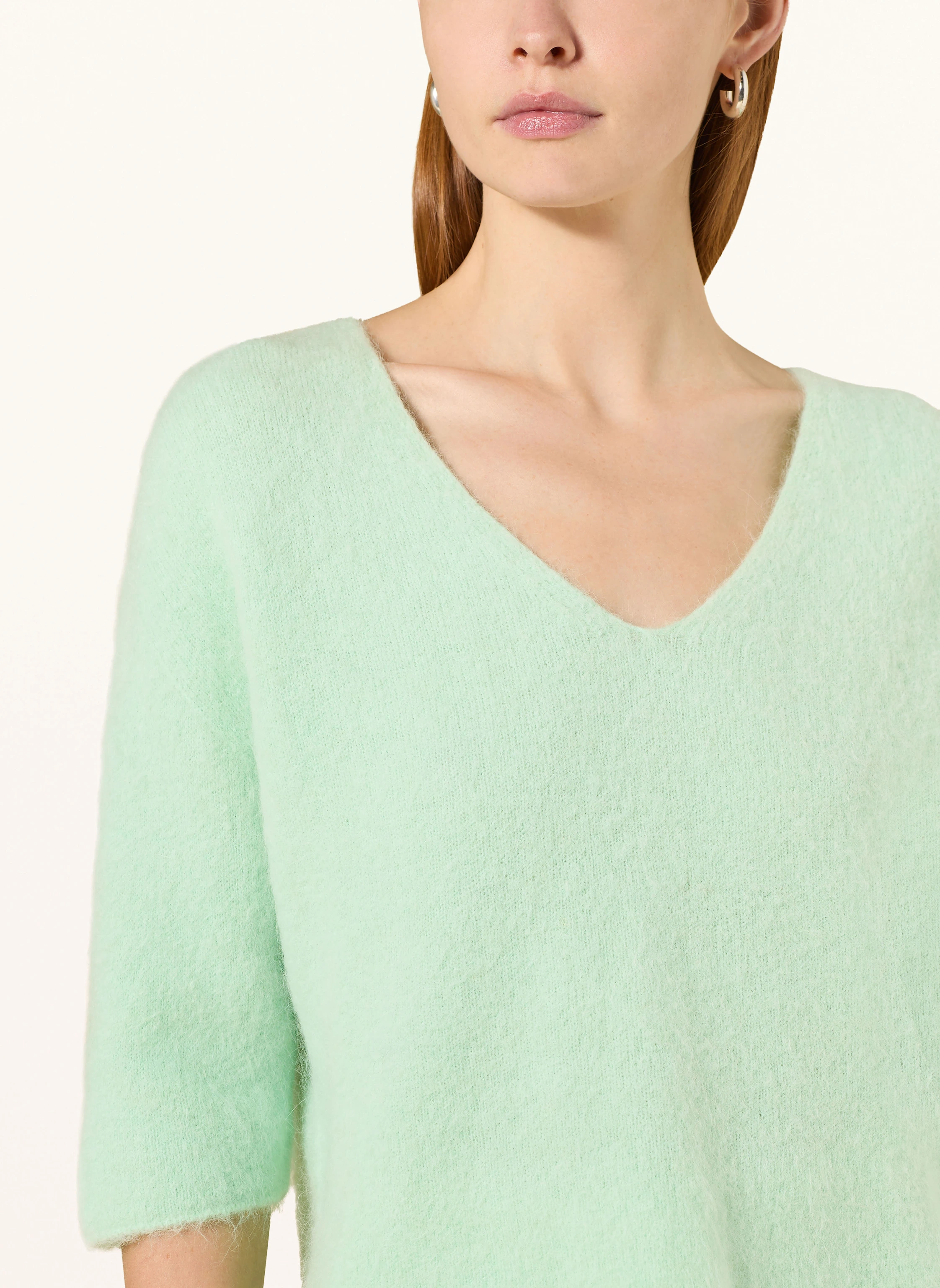 darling harbour Pullover mit 3/4-Arm und Alpaka