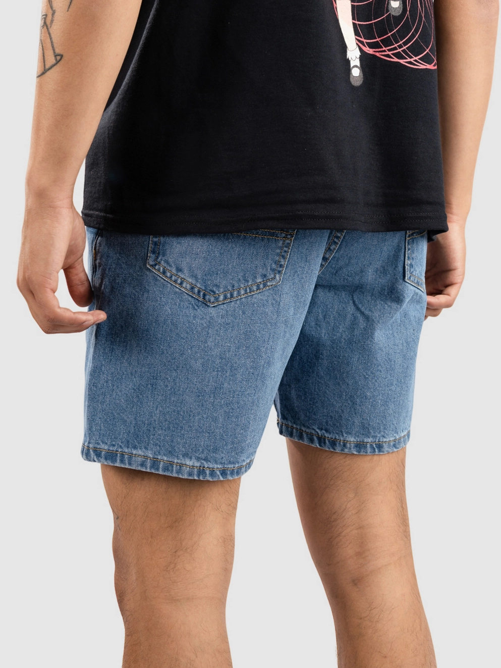 Urban Classics Denim Bermuda Shorts light blue washed