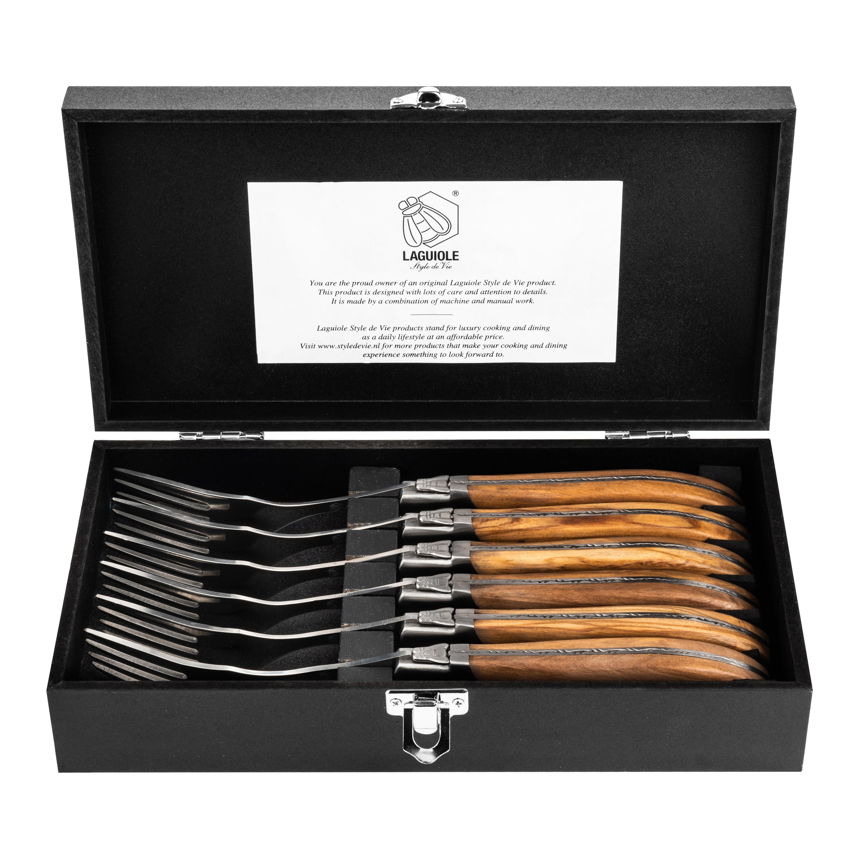 Laguiole Style de Vie Luxury Line Vorken 6 st.