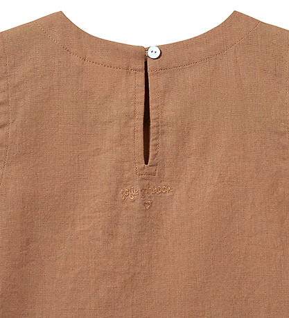 Sofie Schnoor Top - Baumwolle/Leinen - Ezmask - Rose Brown