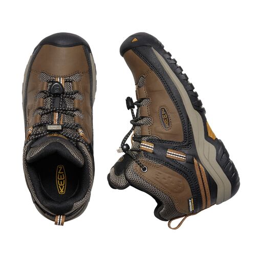 Botas de caminhada infantis impermeáveis Keen Targhee
