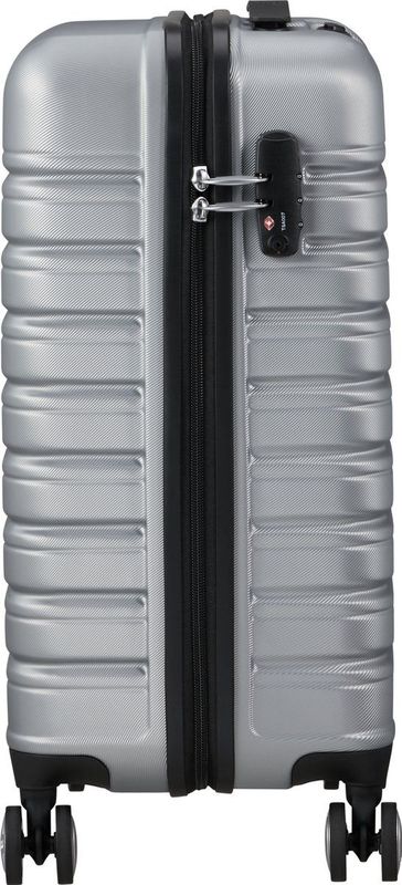 American Tourister - Flashline - Handbagage Koffer - Zilver - ABS