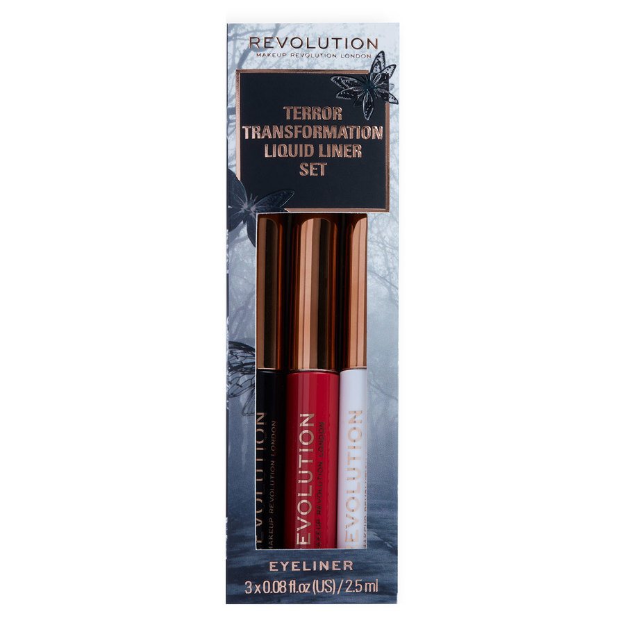 Makeup Revolution Terror Transformation Liquid Liner Set 3pcs