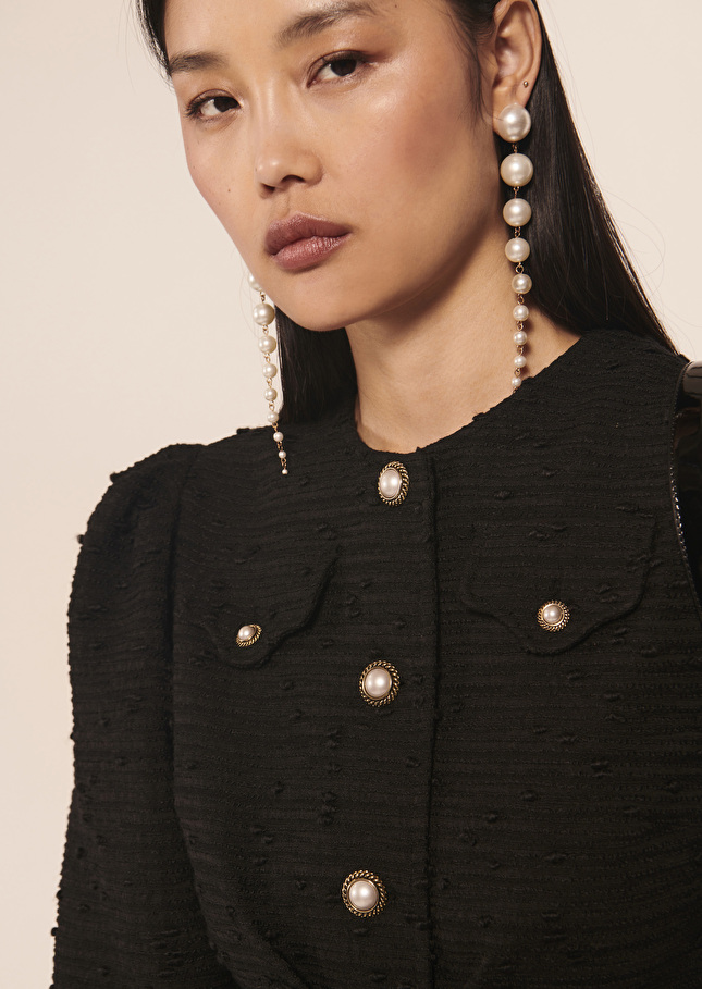 Robe Roselnoire en tweed