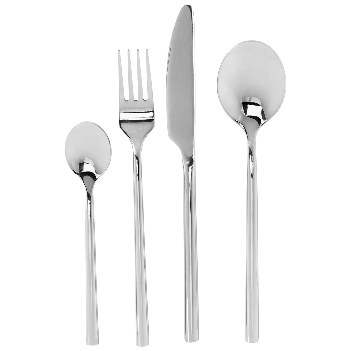My Home Besteckset für 4 Personen silber
