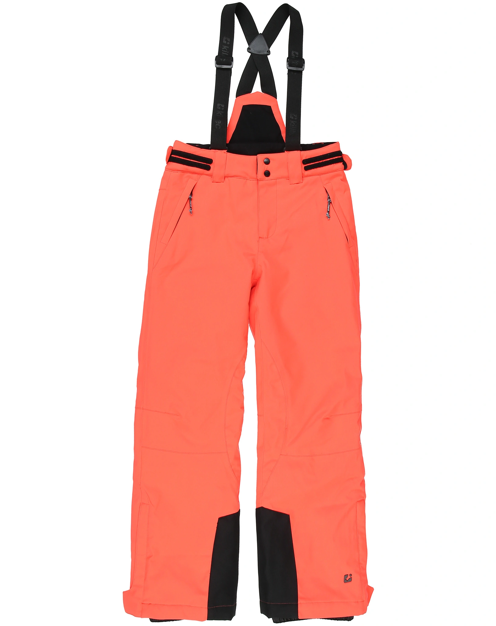 Funktionshose KSW 77 GRLS SKI mit abzippbarem Latz in koralle
