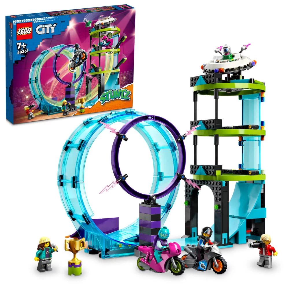 LEGO®CITY 60361  - LE DEFI ULTIME DES MOTARDS CASCADEURS