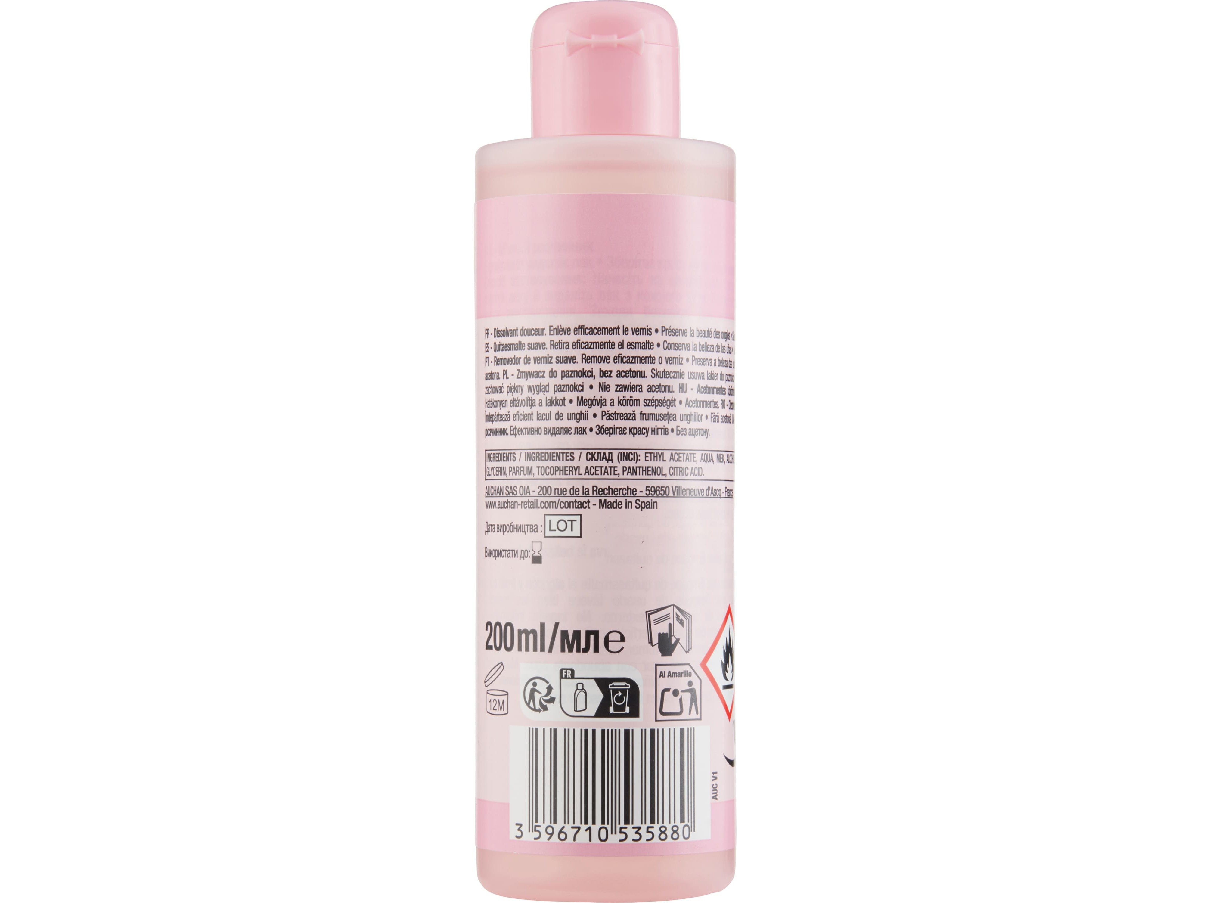 REMOVEDOR DE VERNIZ COSMIA SEM ACETONA 200ML