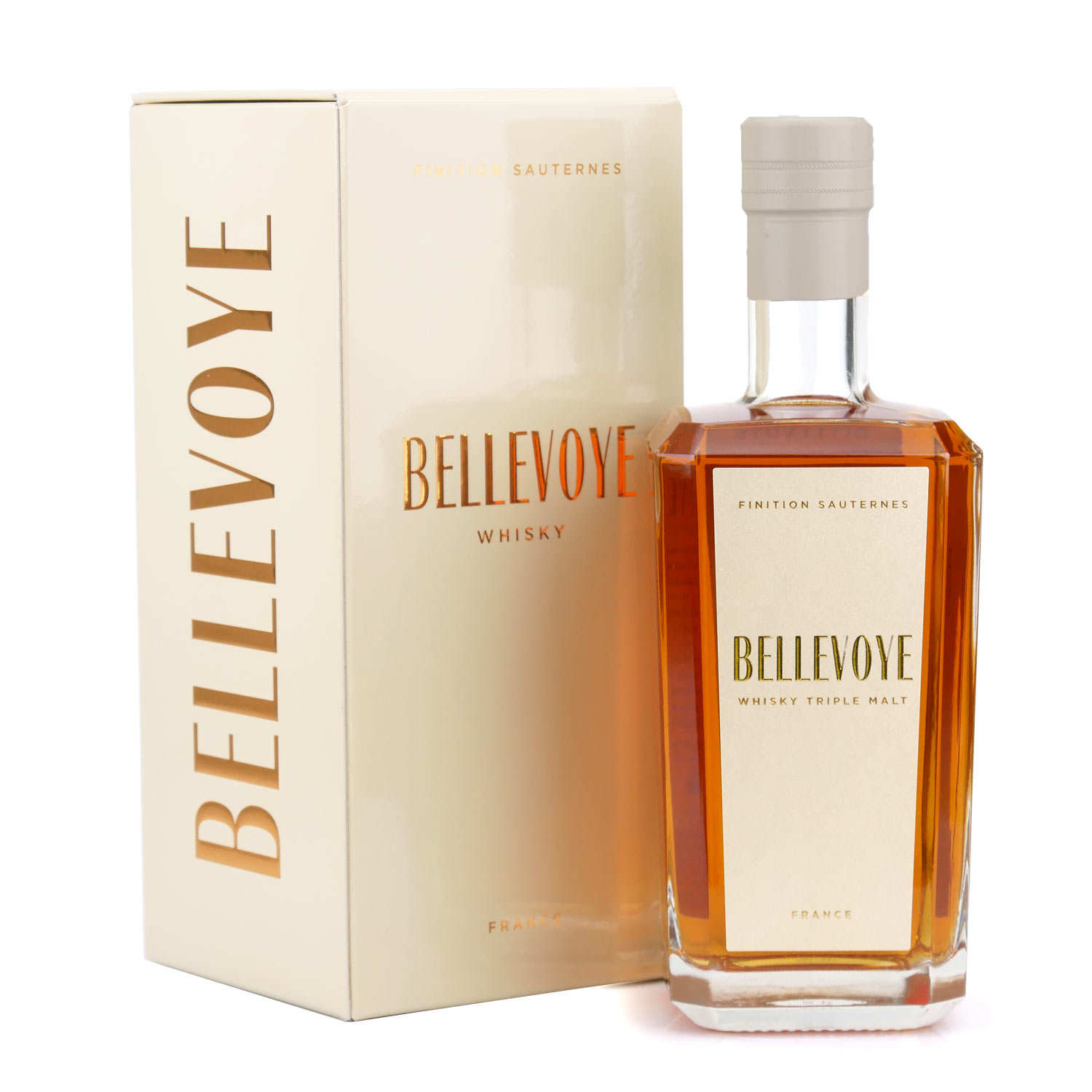 Whisky français Bellevoye blanc 40%