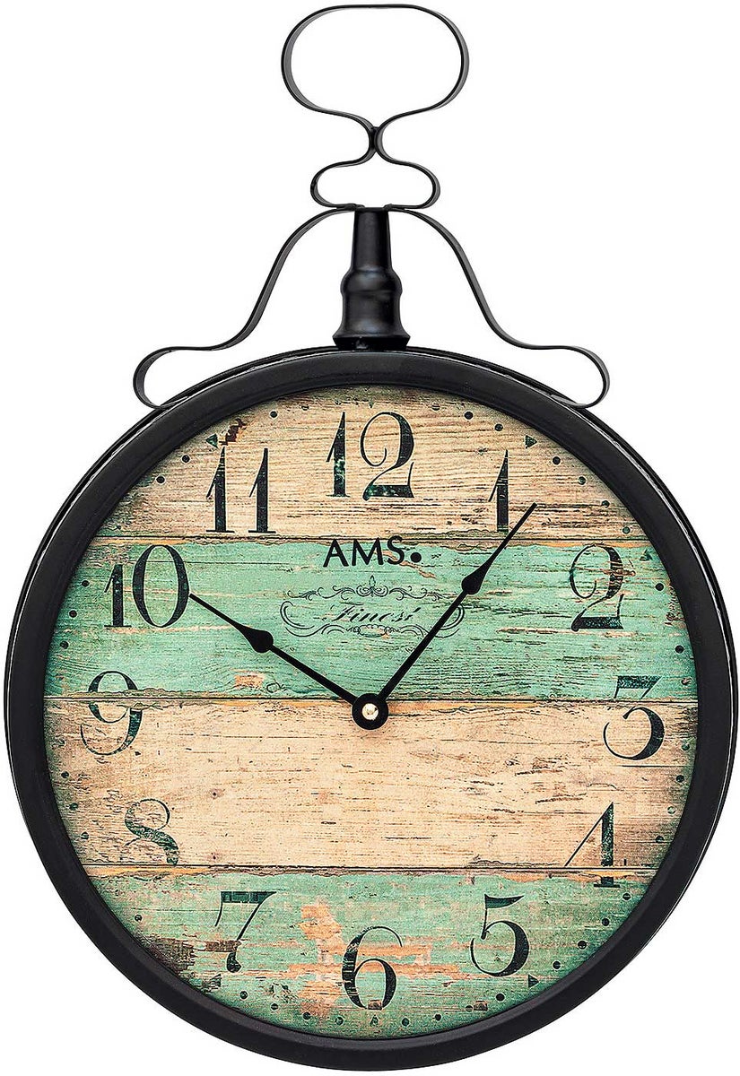 AMS 9532 Moderne wandklok, zonder glas