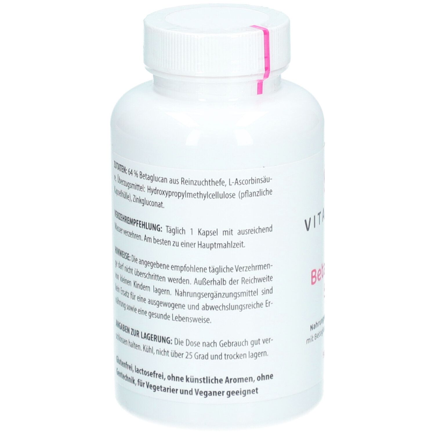 Betaglucan 500 + Vitamin C + Zink