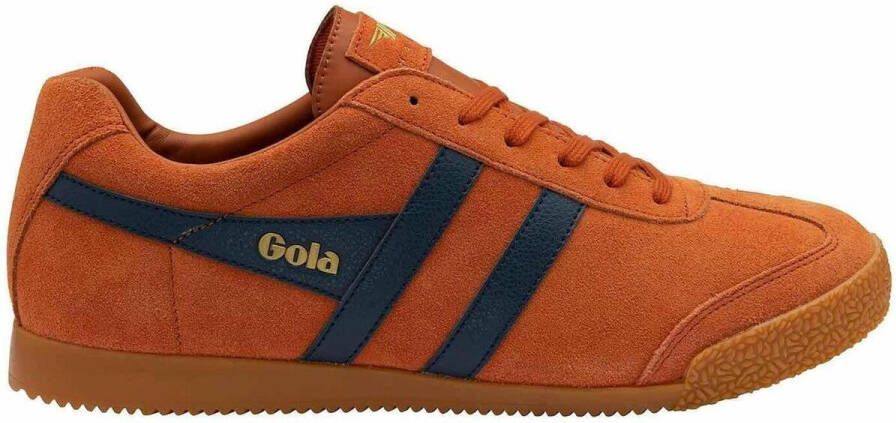 Gola Harrier Suede Sneakers rood bruin