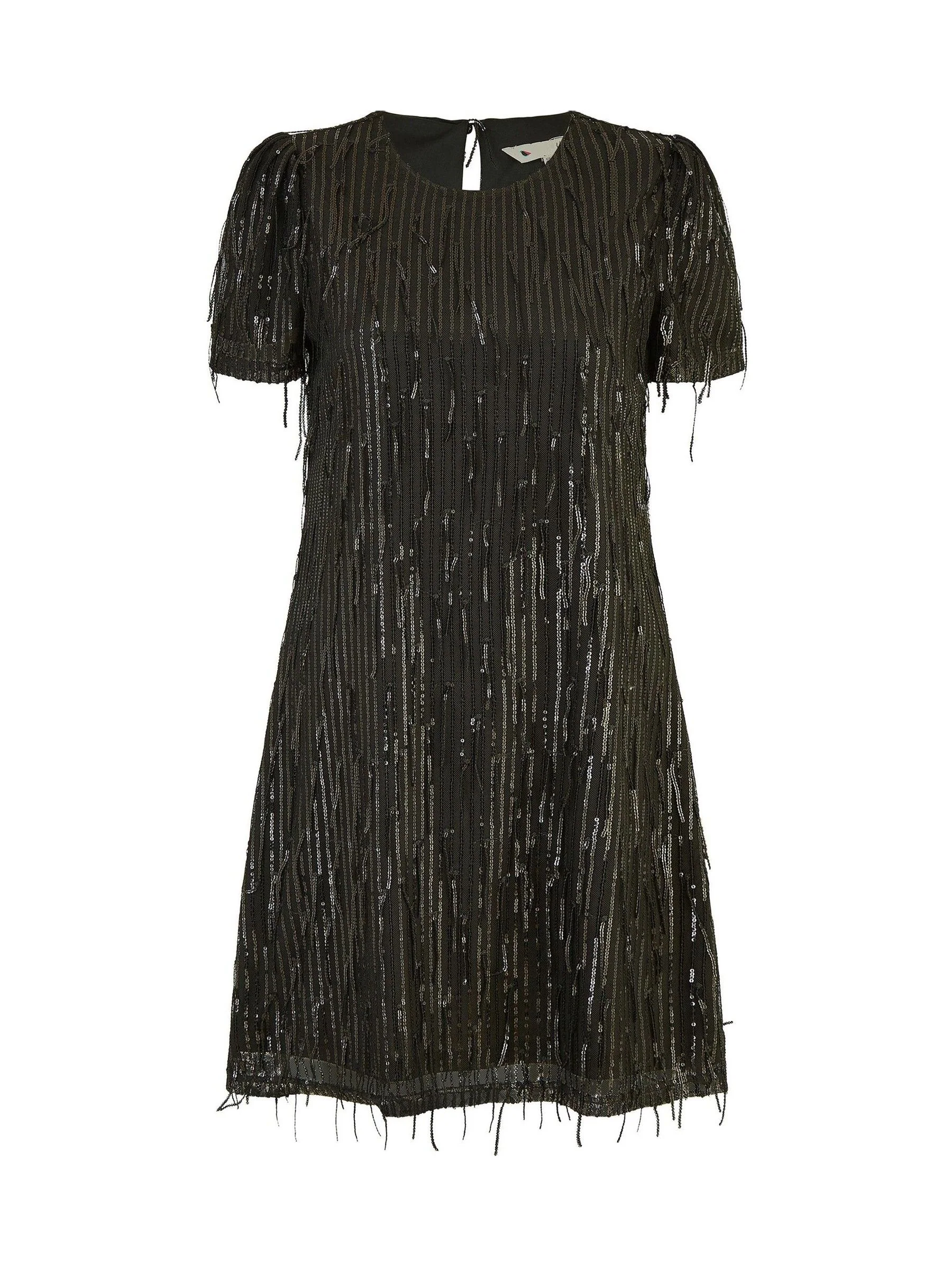 Yumi Dripping Sequin Tunic Dress