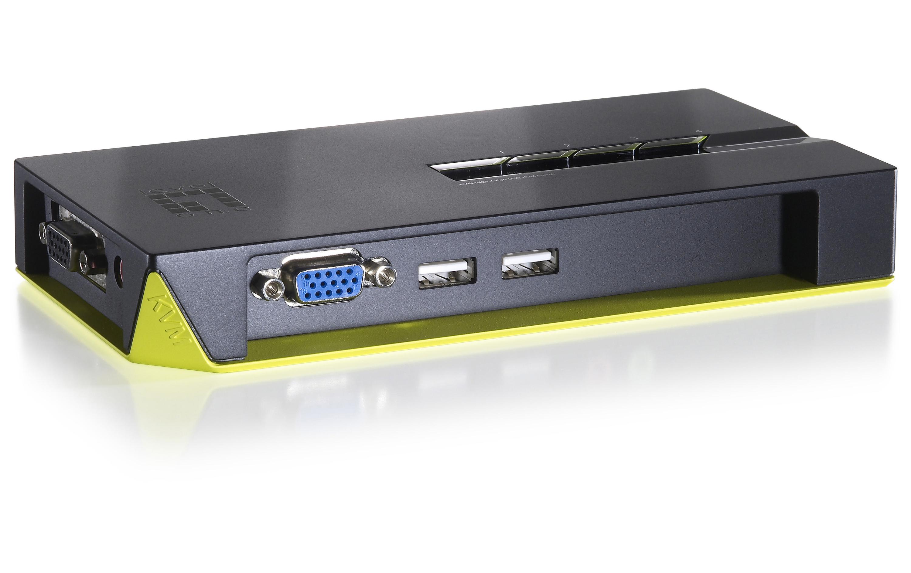 KVM Switch KVM-04224 Port Kabel-KVM-Switch