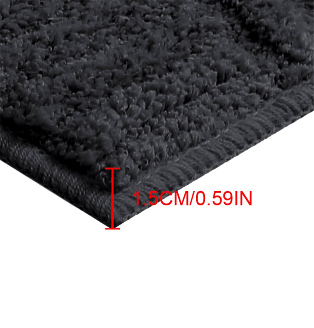 my home Badematte »Ognon, Scandi, Boho, modernes Muster« Höhe 15 mm rutschhemmend beschichtet fussbodenheizungsgeeignet | schnell trocknend | strapazierfähig Badteppich, Uni Farben, Hoch-Tief-Effekt