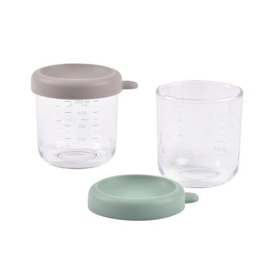 Lot 2 Portions Verre   Green / Gazell        250 ml   de               Béaba