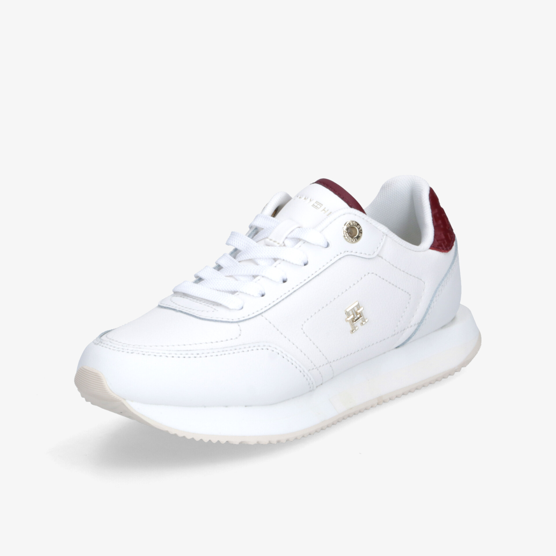 TOMMY HILFIGER Damen Sneaker Low weiß