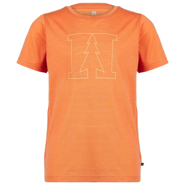 Heber Peak - Kid's MerinoMix150 PineconeHe. Print T-Shirt - Haut en mérinos