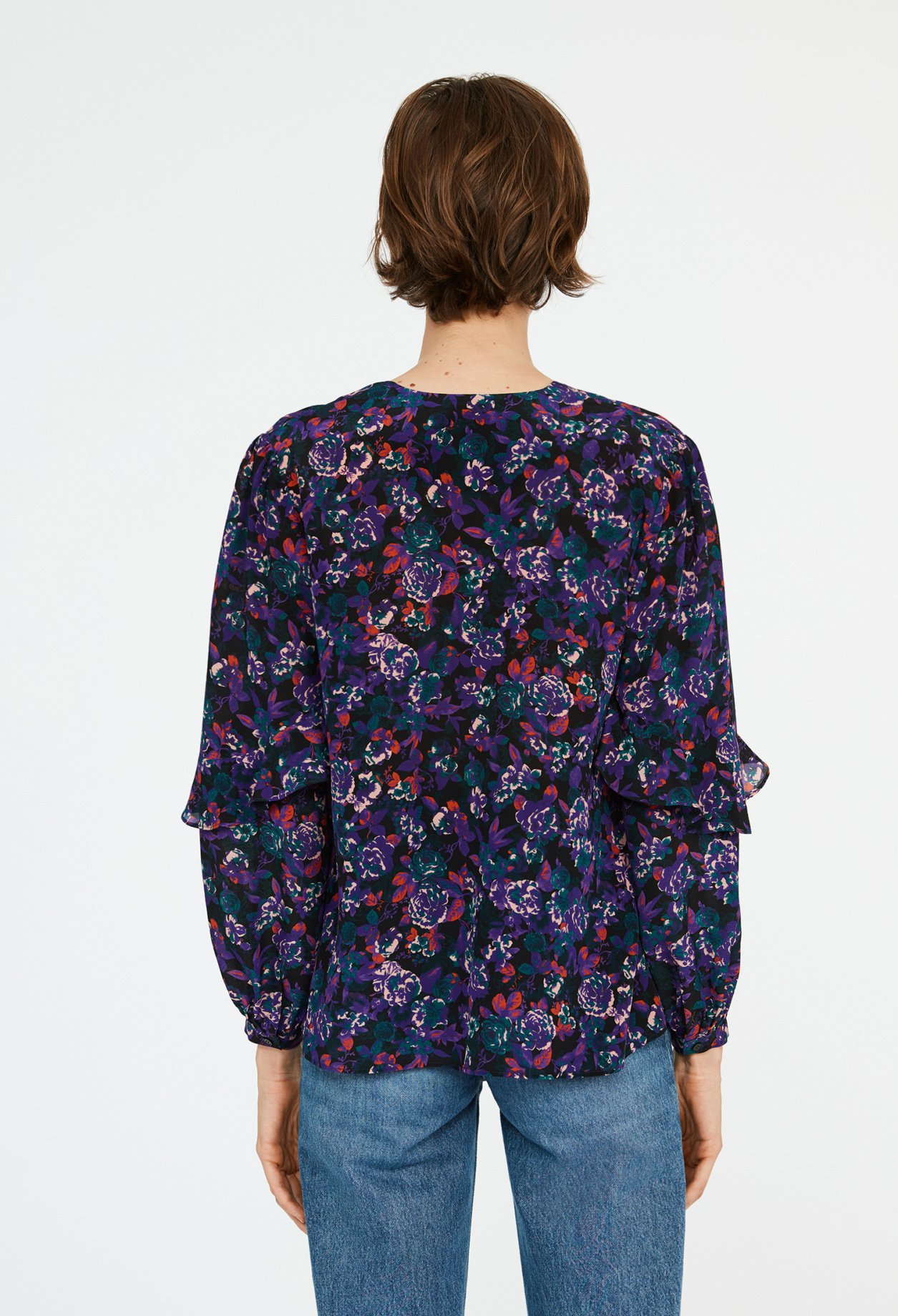 Blouse imprime soie
