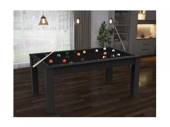 Billard convertible table 6 personnes Texas + pack accessoires Confort