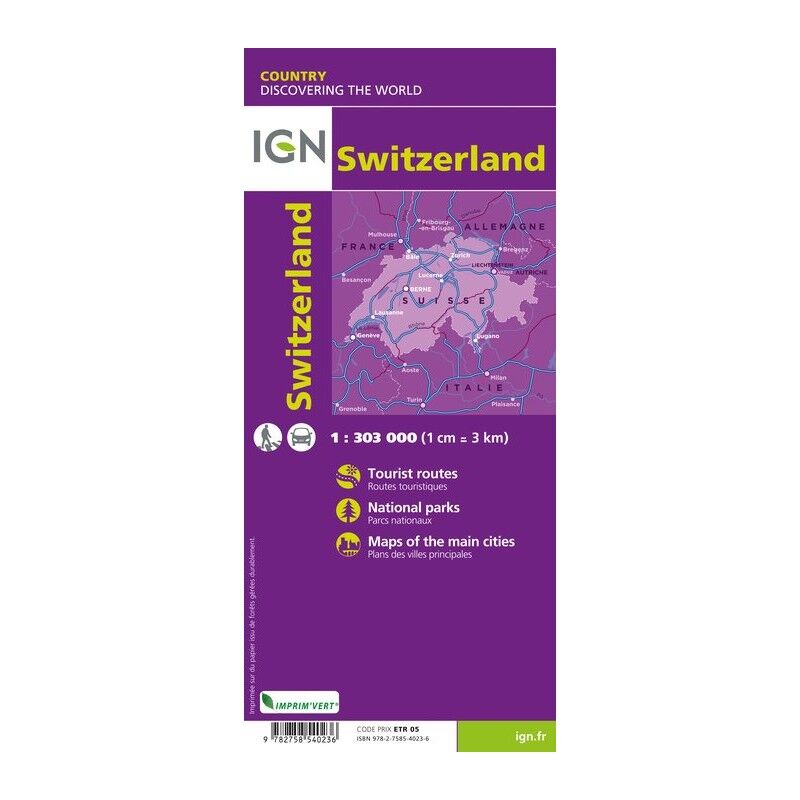 Suisse - Carte topographique