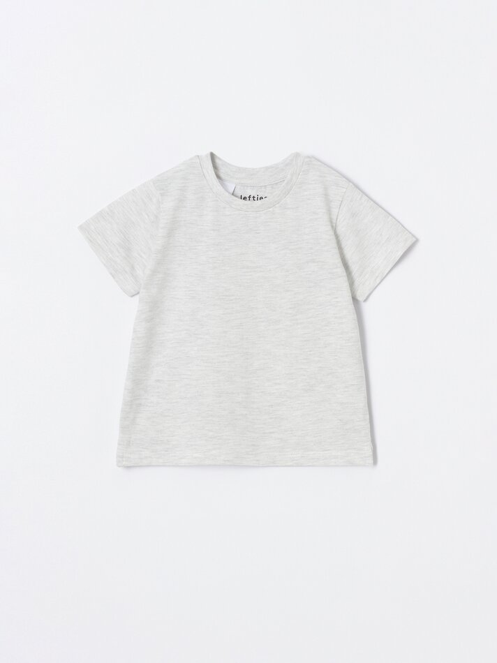 Pacote com 4 camisetas lisas de manga curta - Salmão