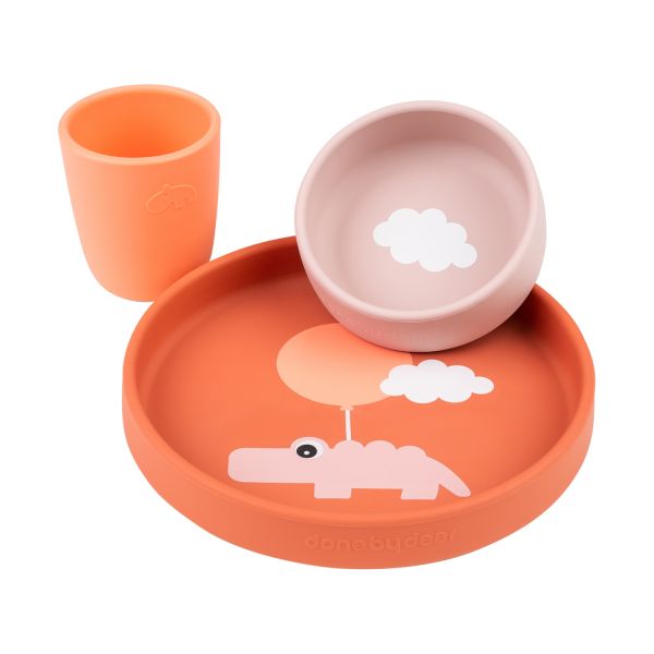 Done by Deer Happy Clouds Dinnerset - Blue