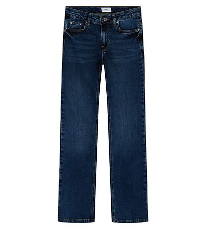 Grønt Jeans - Texas Low Flare - Blå