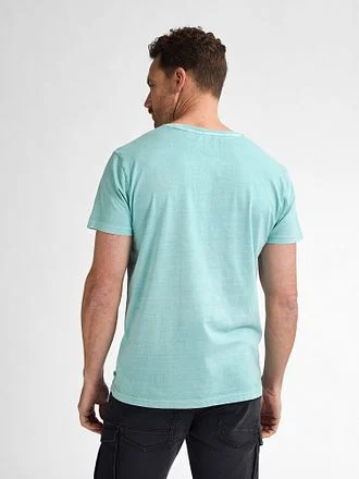 Petrol T-Shirt Key Melange Aqua M-1050-TSR632-5180 kopen