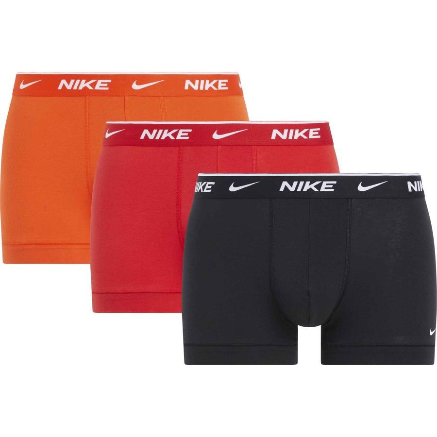 Nike Boxers Pack de 3 - Noir/Orange/Rouge