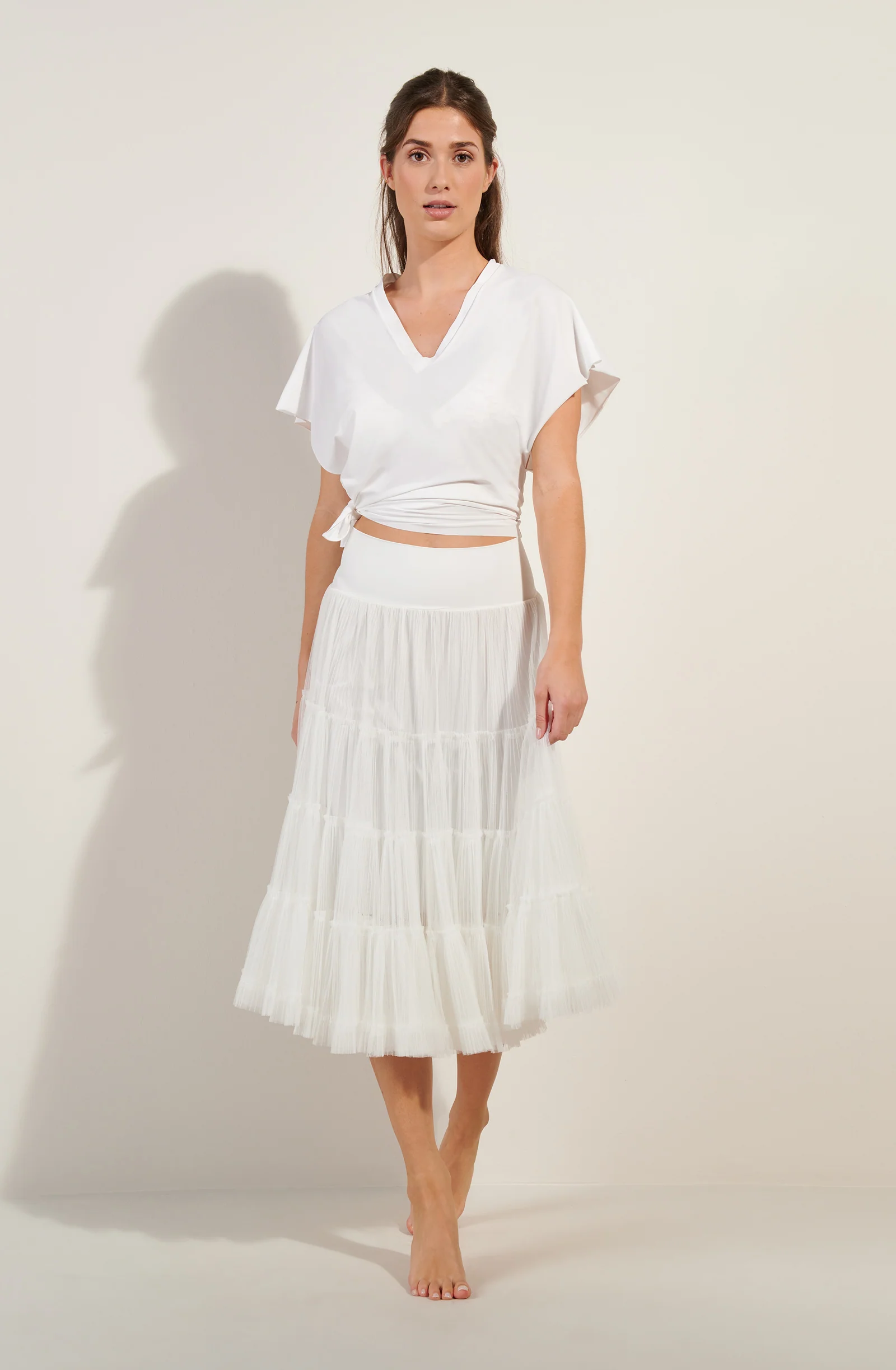 loova Jupon en tulle écume Écume