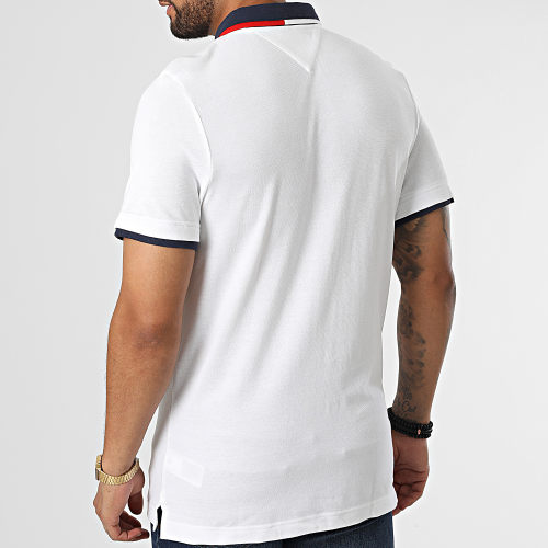 Polo Manches Courtes Regular Flag 5076 Blanc