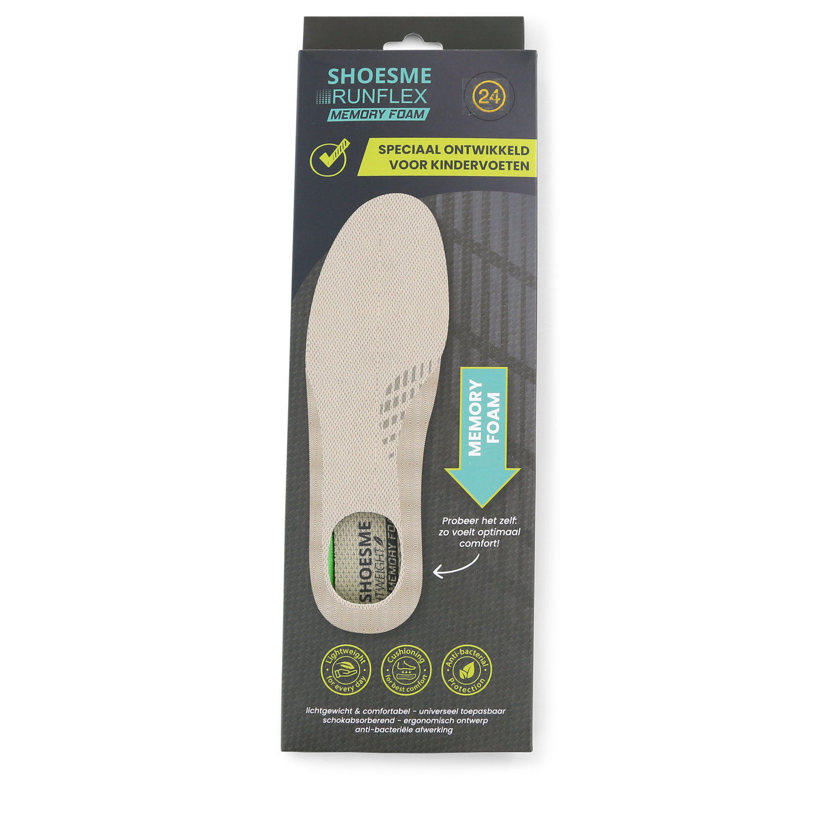 Shoesme RunFlex® Gedächtnisschaum-Einlegesohle