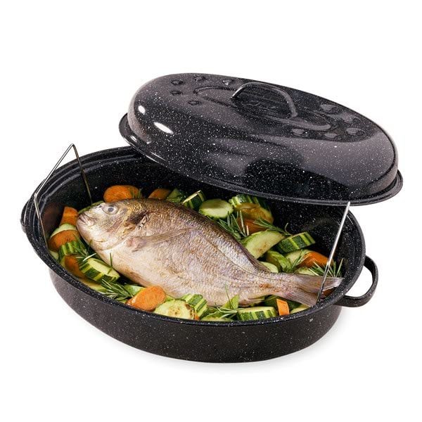 Lot Roaster 2 4 personnes avec grille Graniteware