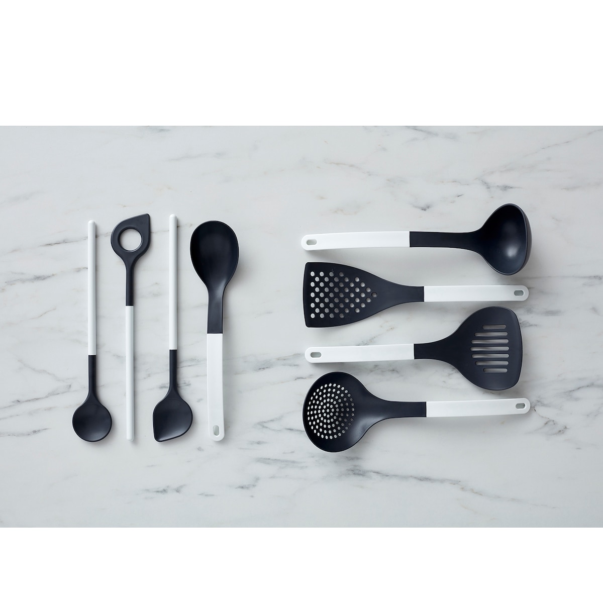Rosti Optima Stirring spoon w hole 31 cm White