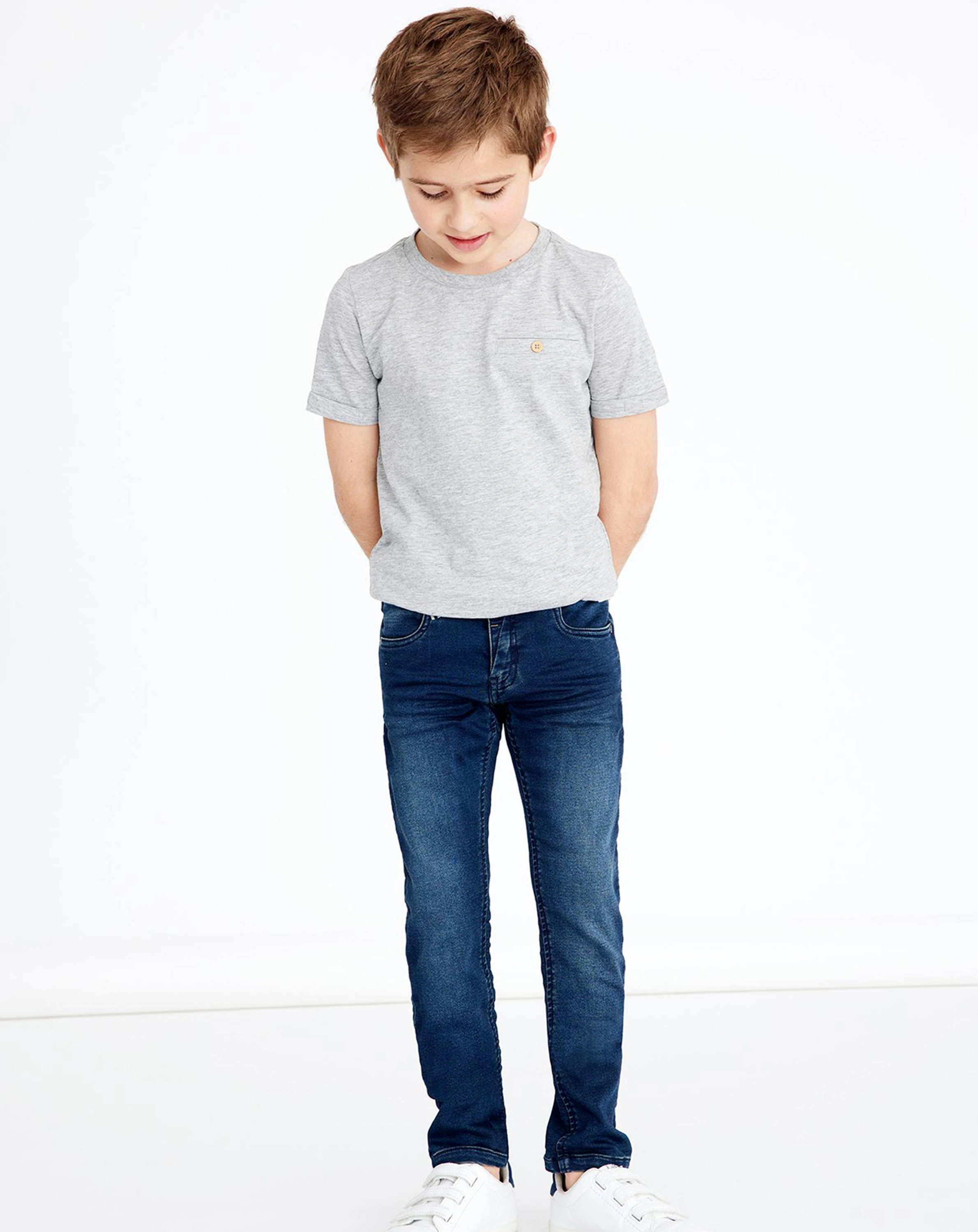 Jeans-Hose NKMROBIN DNMTOBOS 3538 Slim Fit in dark blue denim