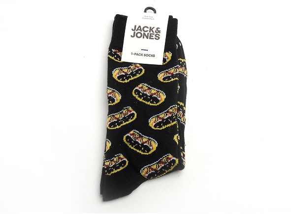 Jack and jones famille accessoires jacfastfood sock noir