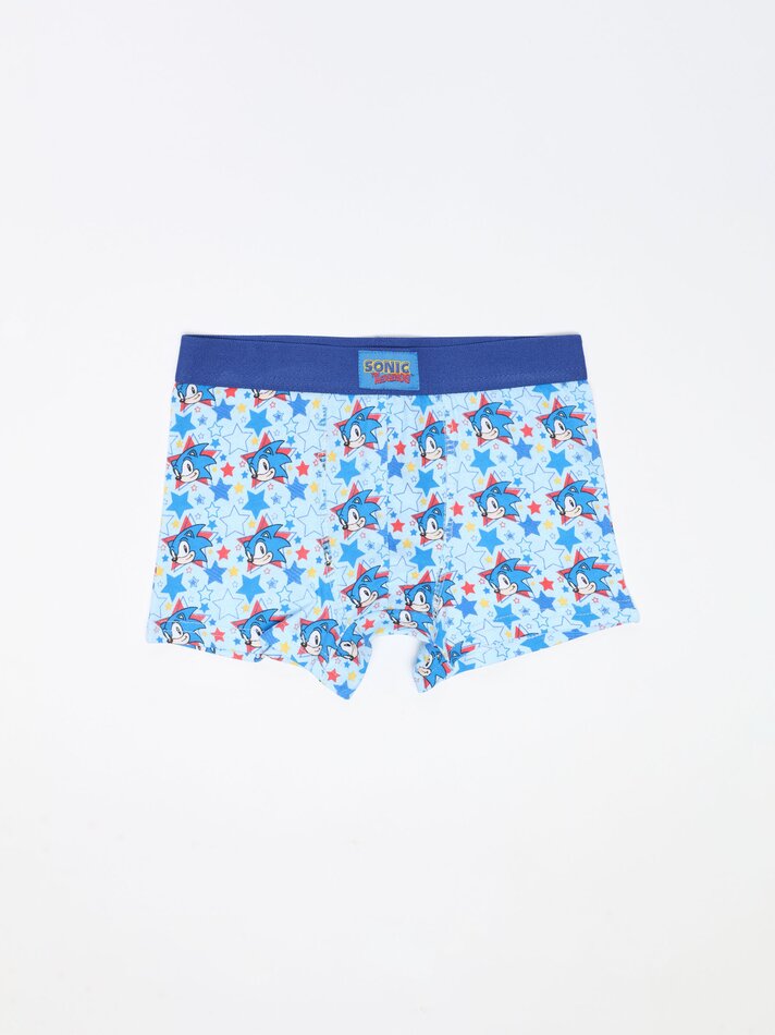 Cuecas Boxer Sonic - Pacote com 3 unidades - Cores variadas