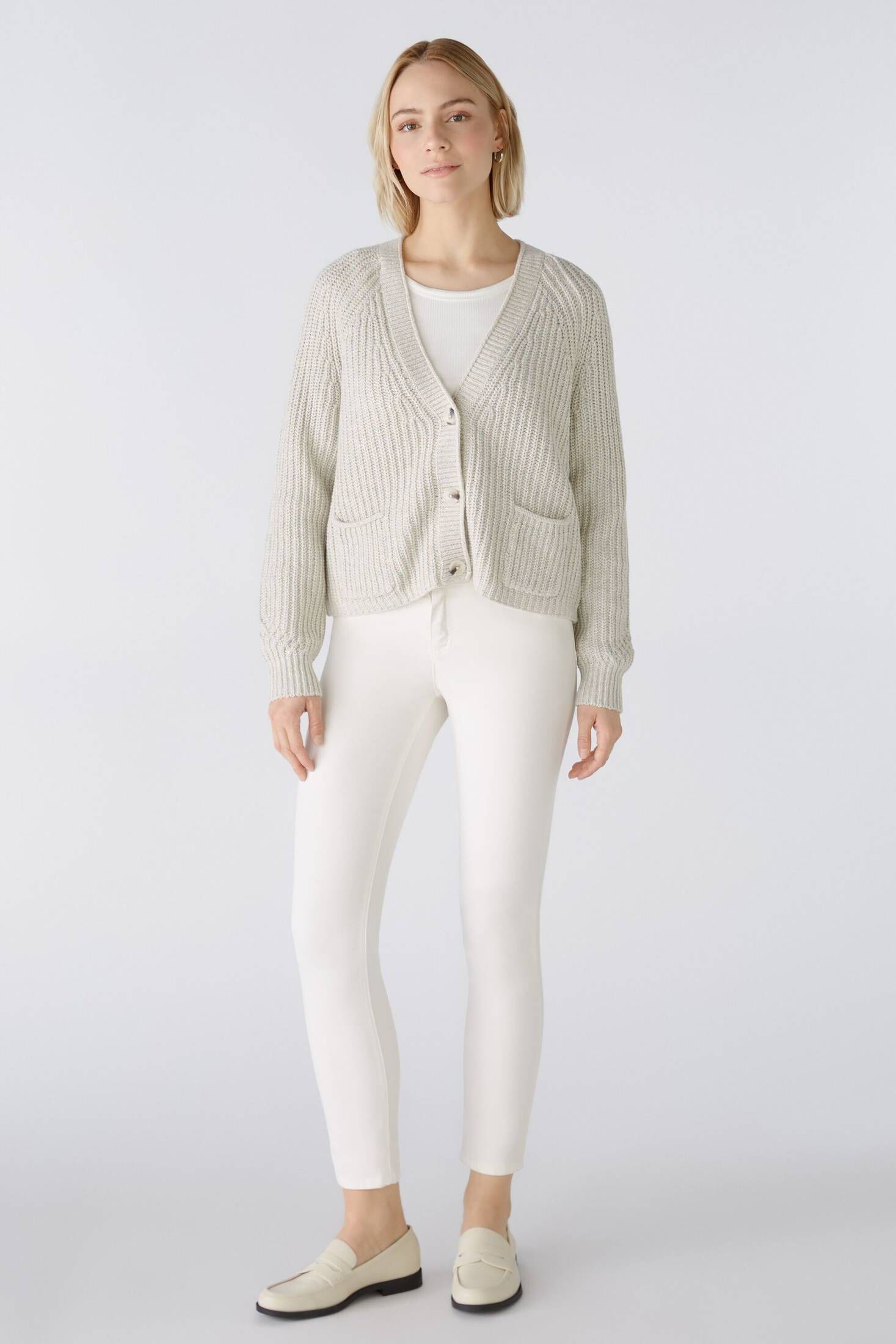 Oui| Damen Strickjacke LAFONYA