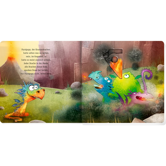 Furzipups - Der Knatterdrache - Mein Schieber-Buch